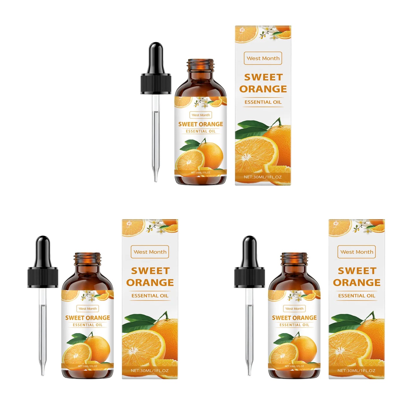 Sweet Orange Essential Oil For Body Massage Hydrating Nourishing Smoothing Skin Care Freshness Long-lasting Fragrance