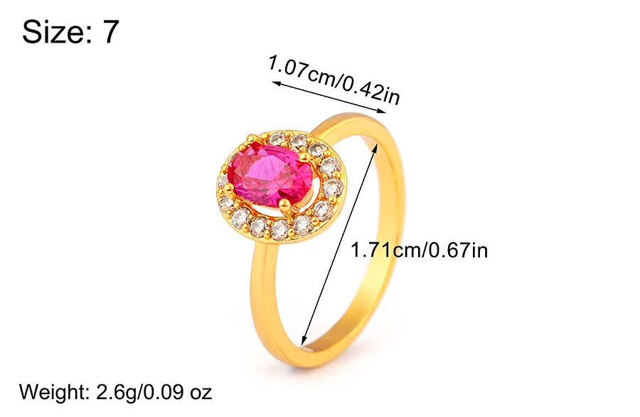 Nidin New Fashion 3 Styles Flower Shape Shiny Crystal Zircon Rings For Women Elegant Aesthetic Finger Jewelry Wedding Gifts