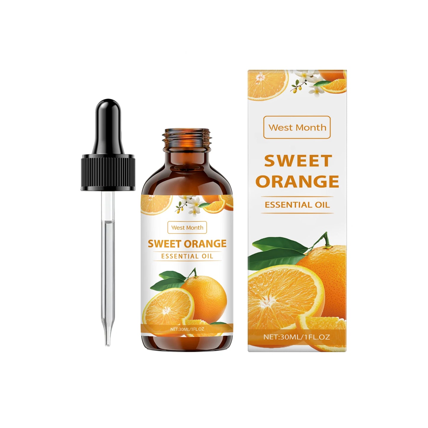 Sweet Orange Essential Oil For Body Massage Hydrating Nourishing Smoothing Skin Care Freshness Long-lasting Fragrance
