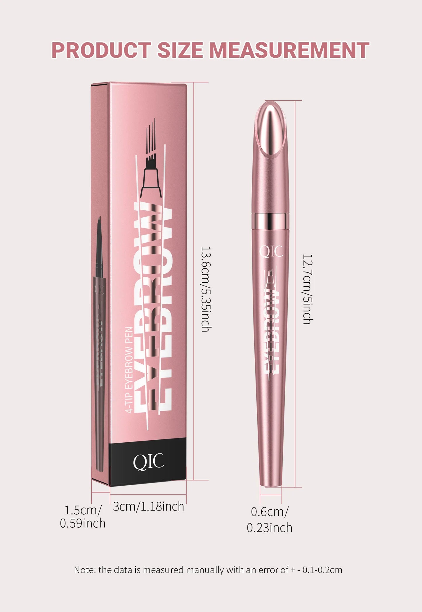 3D Dye Eyebrow Pencil Hairling Anti-smudge Waterproof Long Lasting Black Brown Large Brush Natural Wild Eyebrow Enhancers Cream