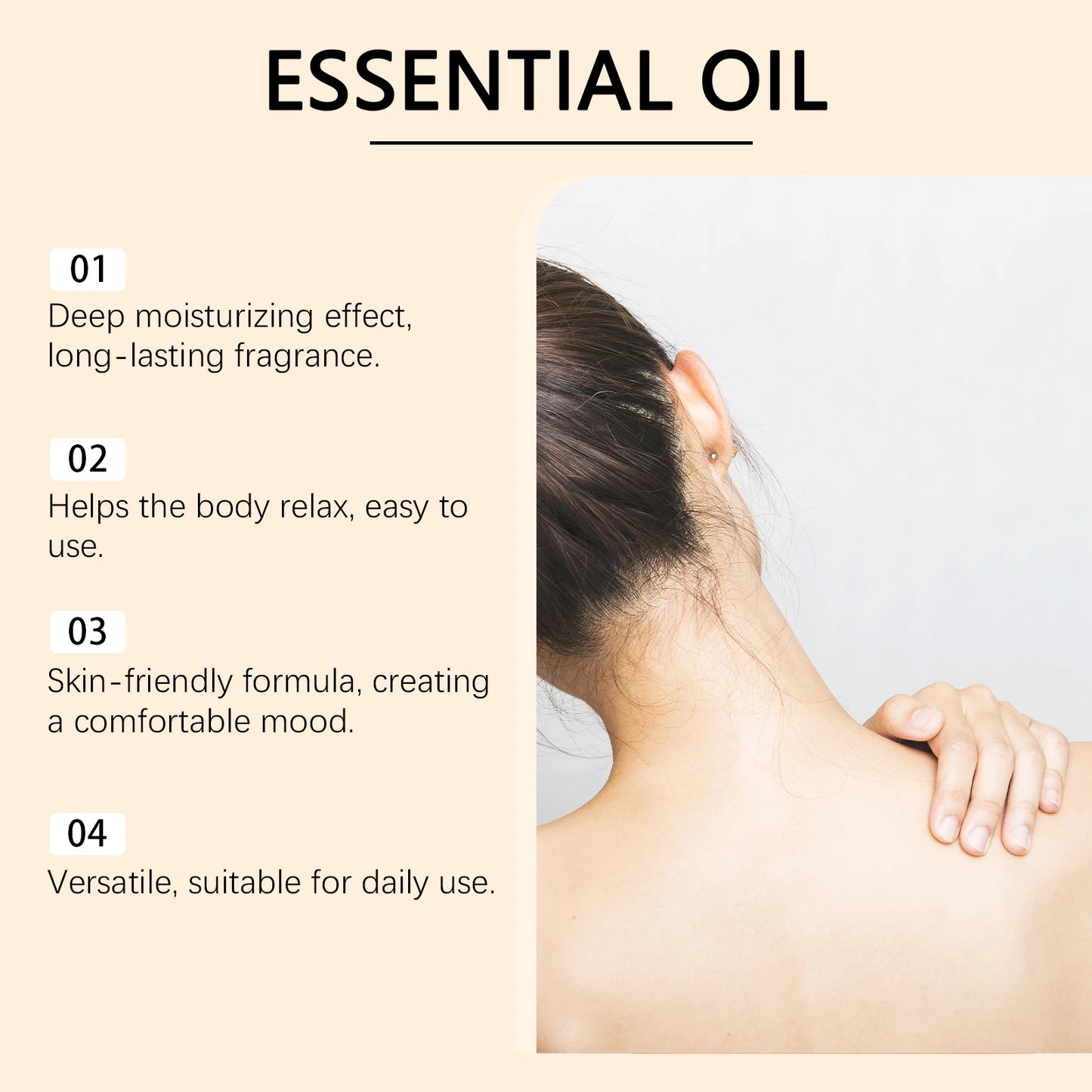 Sweet Orange Essential Oil For Body Massage Hydrating Nourishing Smoothing Skin Care Freshness Long-lasting Fragrance