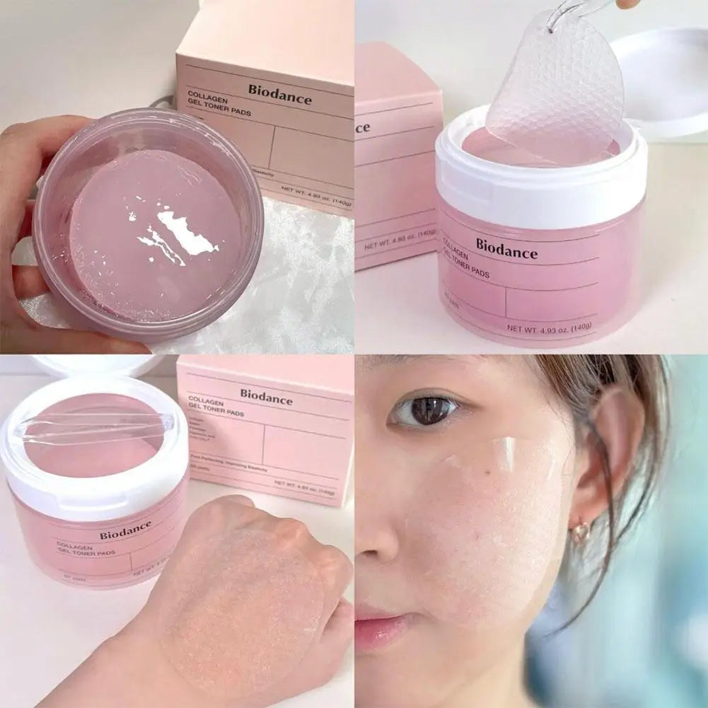 Biodance Gel Toner Pads Smoothes Moisturizing Hydrating Lifts Firms Anti-Aging Deep Nourishes Improves Dull Skin Korea Skincare