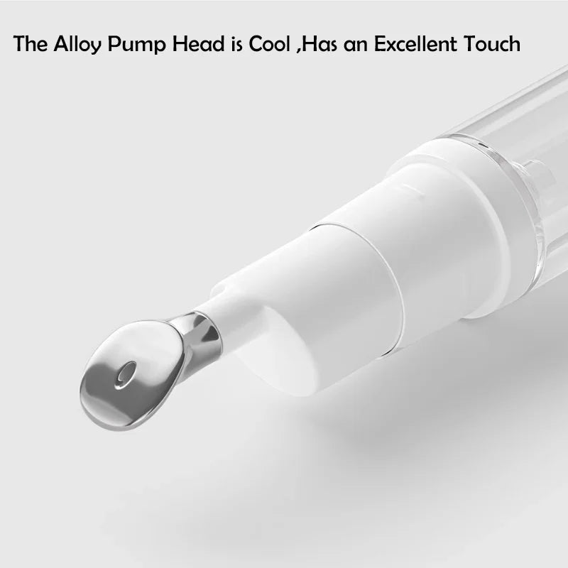 5/10/15ml Portable Airless Pump Bottles Roll Ball Eye Cream Vacuum Bottle Travel Size Foundation Lotion Splitter Makeup Tools