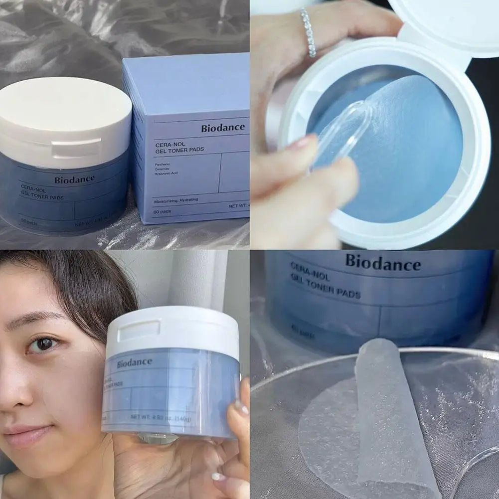 Biodance Gel Toner Pads Smoothes Moisturizing Hydrating Lifts Firms Anti-Aging Deep Nourishes Improves Dull Skin Korea Skincare