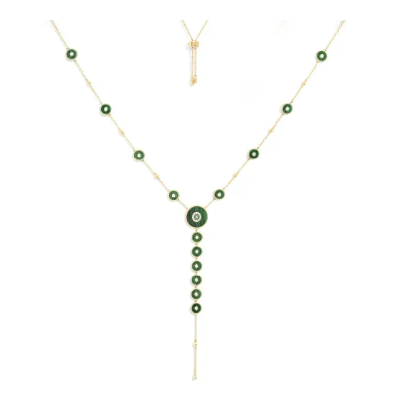 LI KI High quality 925 Sterling Silver June 2023 New Malachite Love Earrings Fashion Exquisite  Jewelry Gifts To Friends