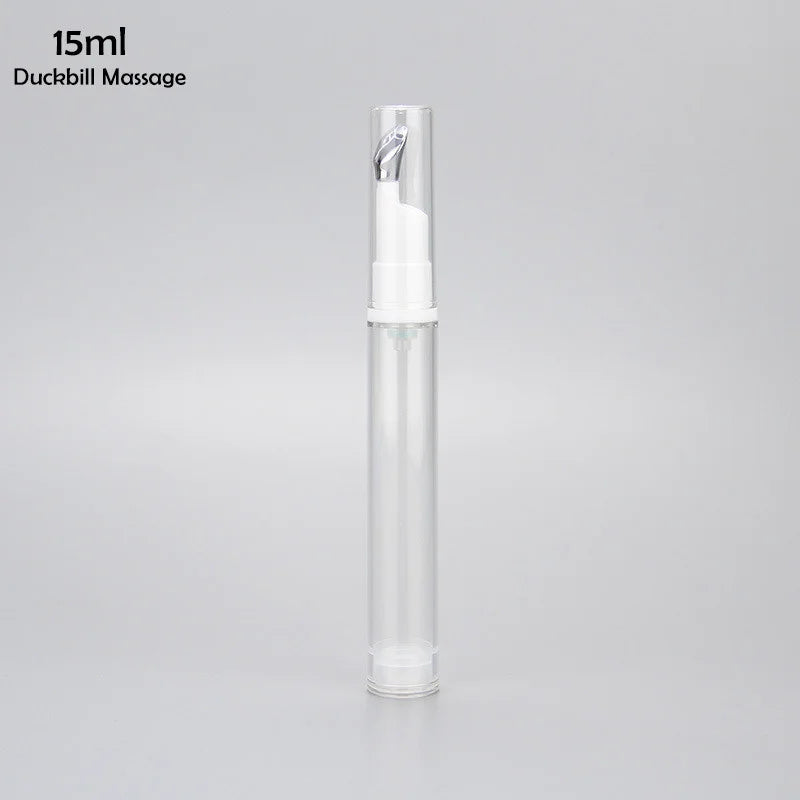 5/10/15ml Portable Airless Pump Bottles Roll Ball Eye Cream Vacuum Bottle Travel Size Foundation Lotion Splitter Makeup Tools