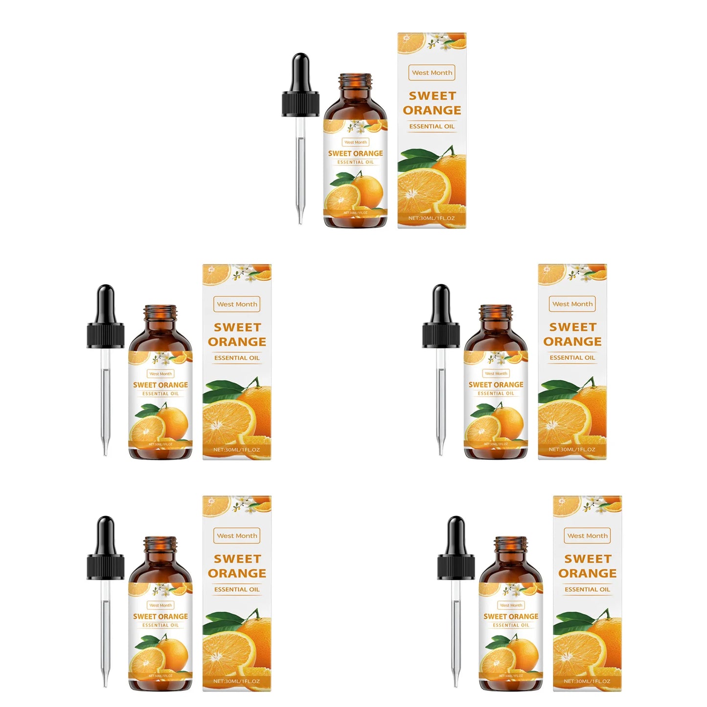 Sweet Orange Essential Oil For Body Massage Hydrating Nourishing Smoothing Skin Care Freshness Long-lasting Fragrance