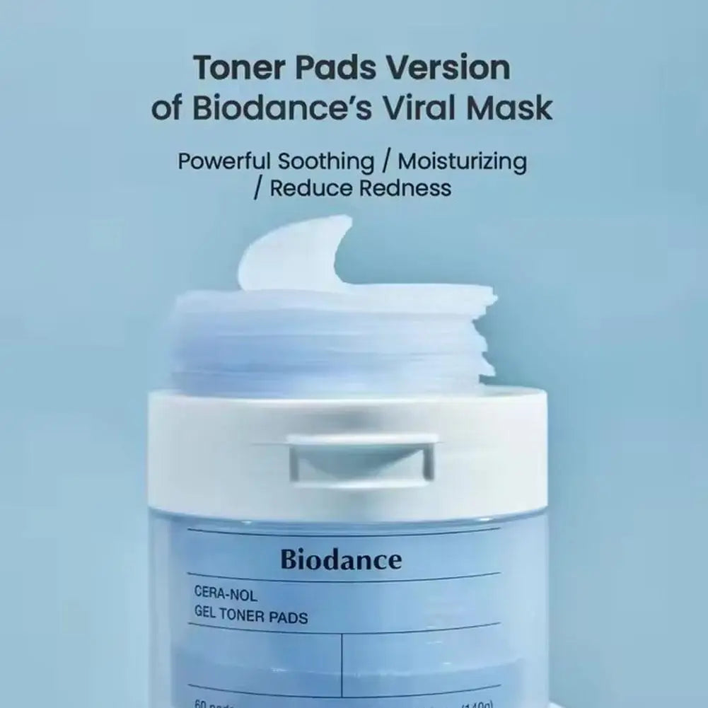 Biodance Gel Toner Pads Smoothes Moisturizing Hydrating Lifts Firms Anti-Aging Deep Nourishes Improves Dull Skin Korea Skincare